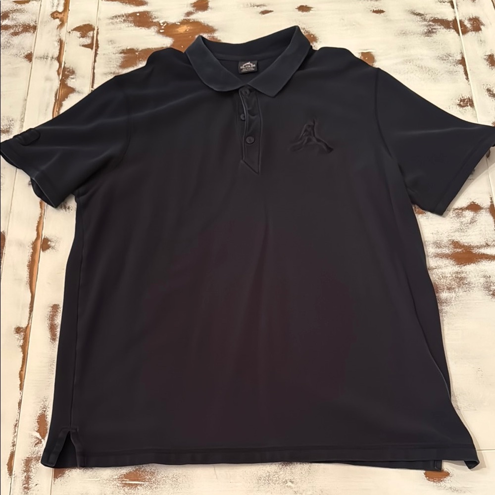 Jordan Black Polo Shirt Classic Design